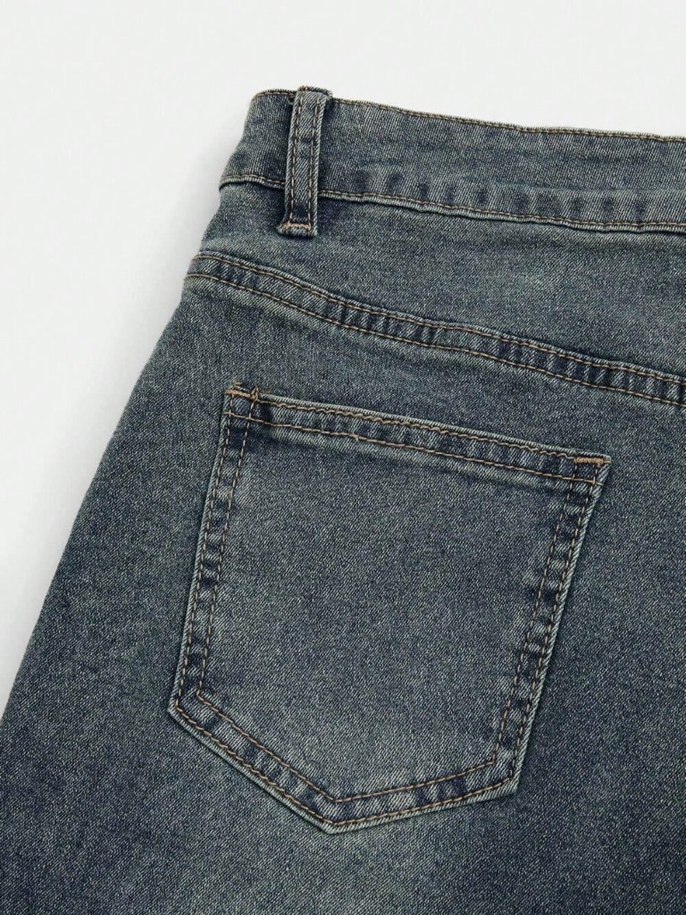 Blue Elegant Women's Flared Jeans - Picture 6 of 8